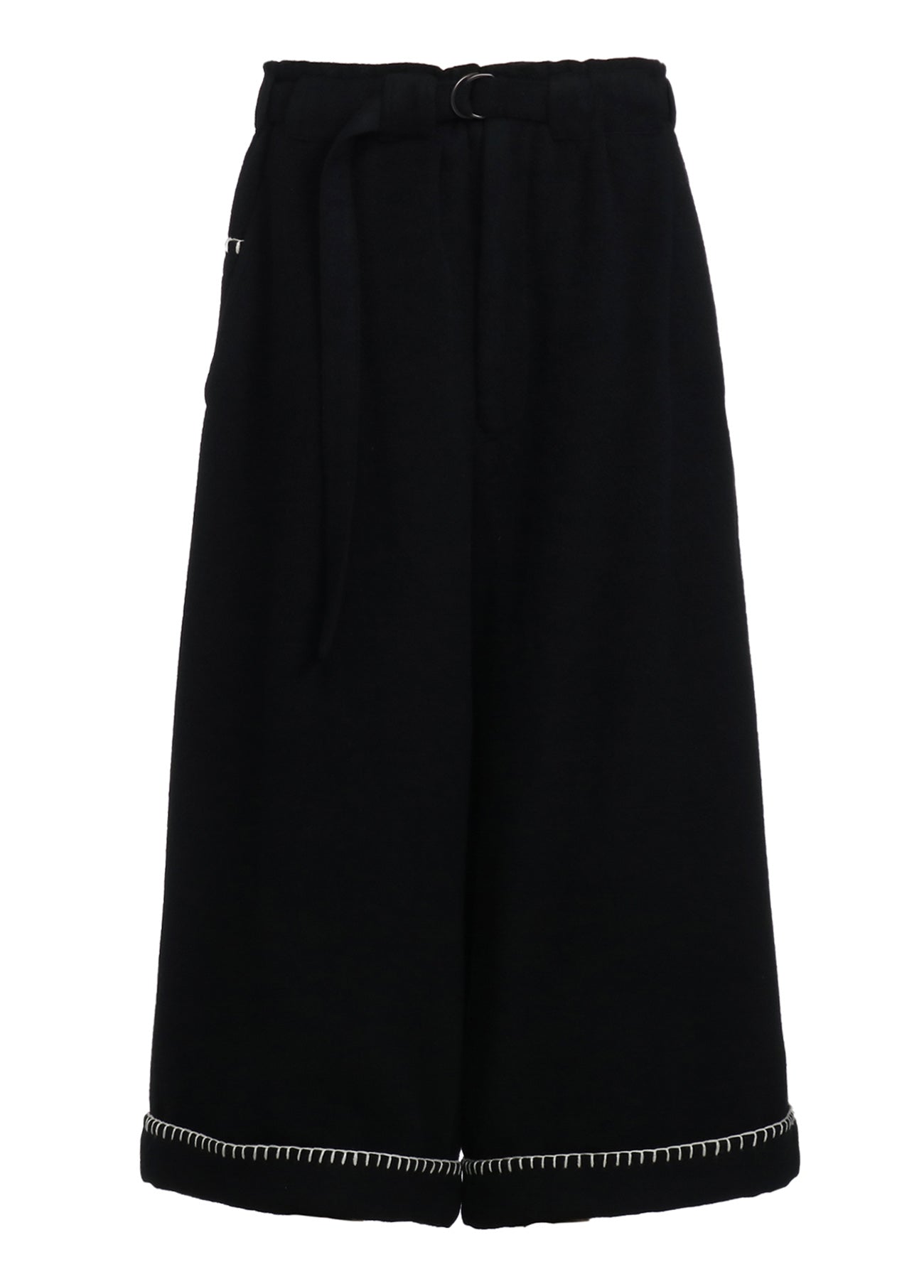 W/TOP MOSSA BELTED SAROUEL PANTS WITH BLANKET STITCH DESIGN