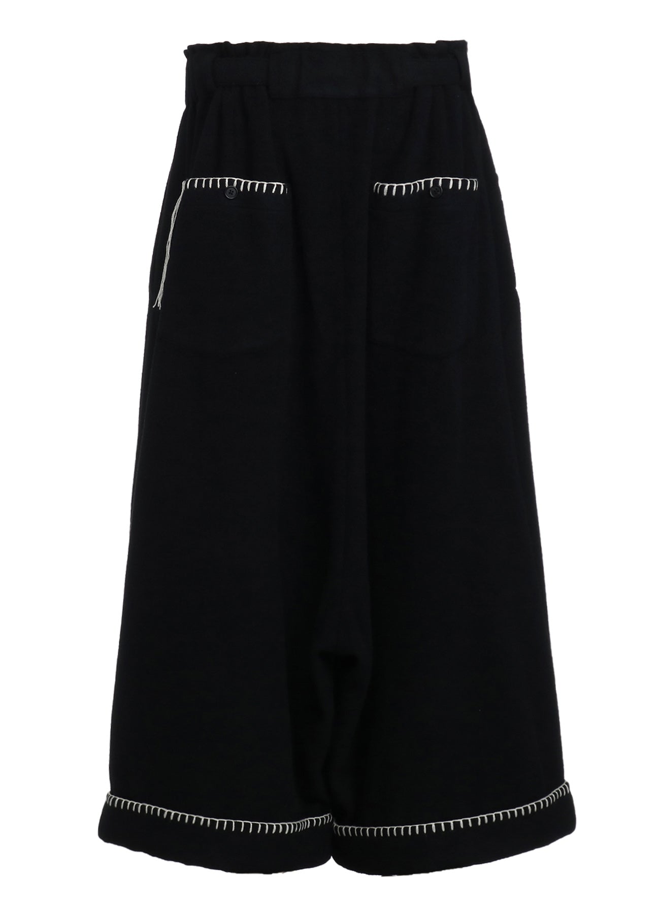 W/TOP MOSSA BELTED SAROUEL PANTS WITH BLANKET STITCH DESIGN