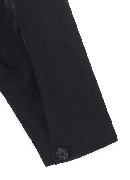 WASHED HIGH-DENSITY NYLON TWILL MOTOR CYCLE  COAT
