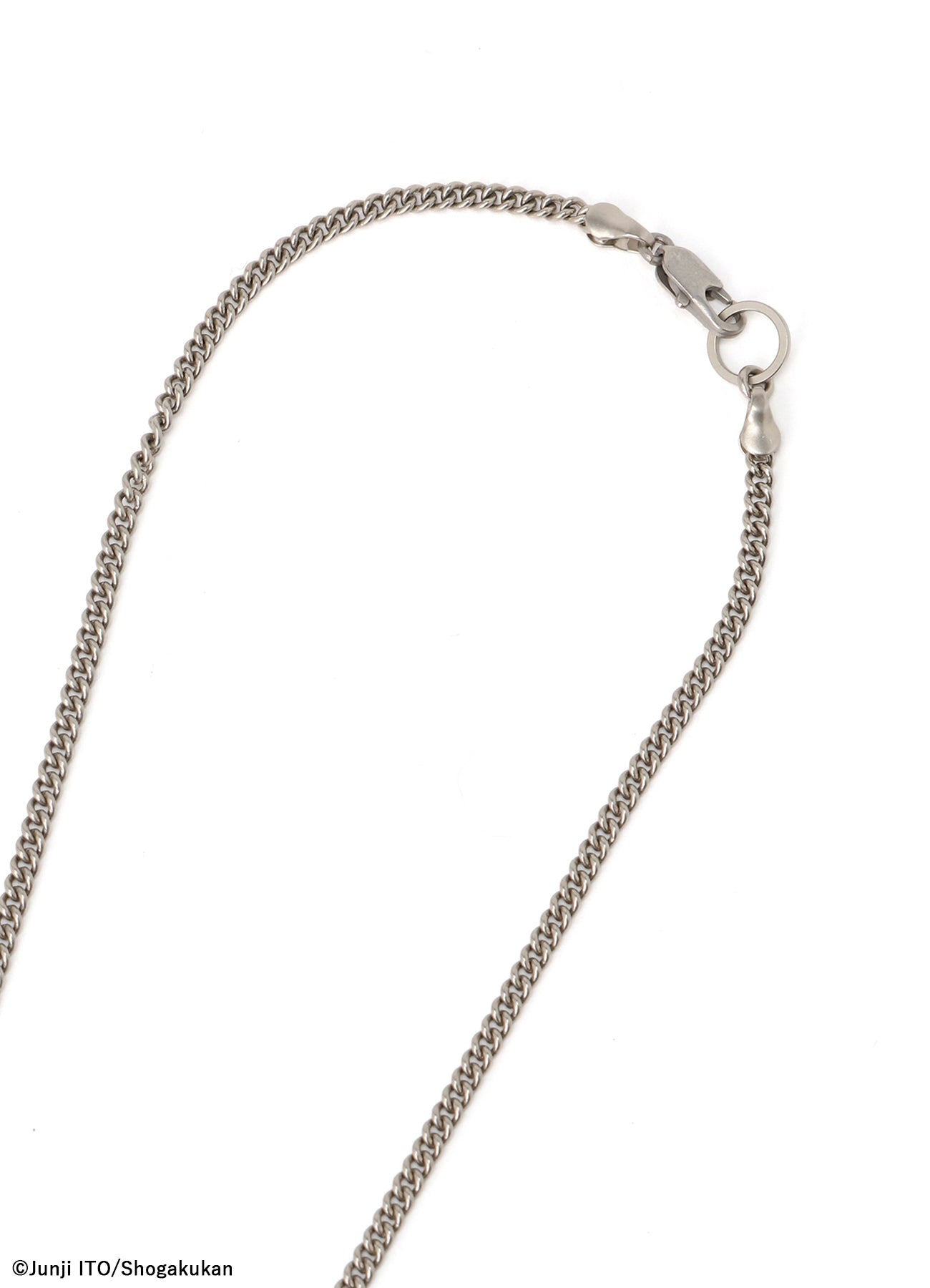 S'YTE × JUNJI ITO -UZUMAKI- KIRIE WEARING YOHJI YAMAMOTO DOG TAG NECKLACE