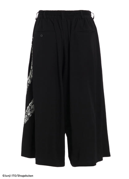 S'YTE × JUNJI ITO -UZUMAKI- THE SPIRAL PRINTED CULOTTE PANTS
