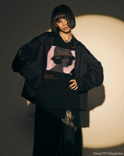 S'YTE × JUNJI ITO -UZUMAKI- UZUMAKI MOTIF EMBROIDERY HAKAMA BALLOON PANTS