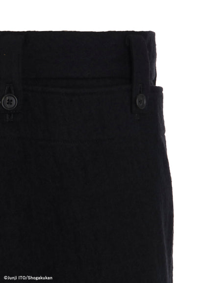 S'YTE × JUNJI ITO -UZUMAKI- KIRIE PRINTED WRAP SKIRT PANTS