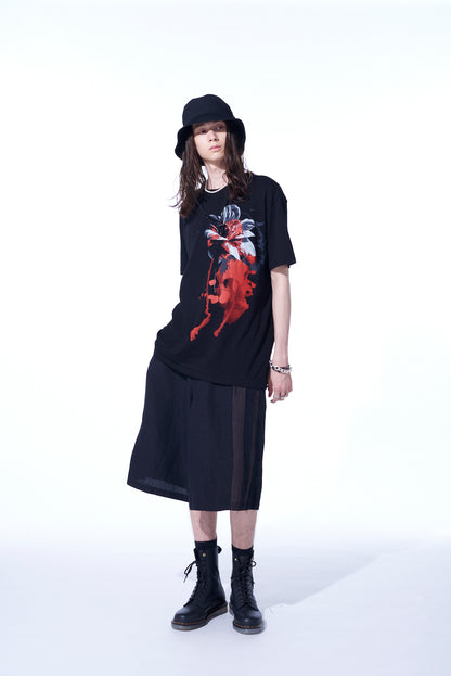 LILY FLOWER GRAPHIC T-SHIRT
