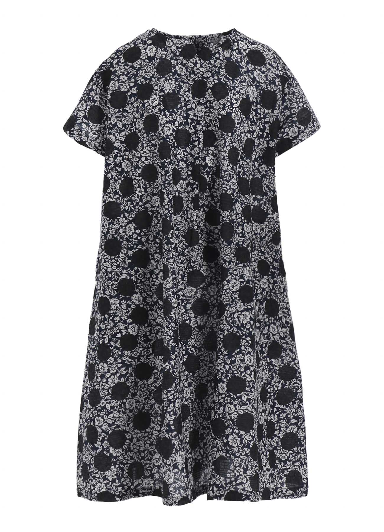 COTTON RIPPLE PRINT ONE PIECE