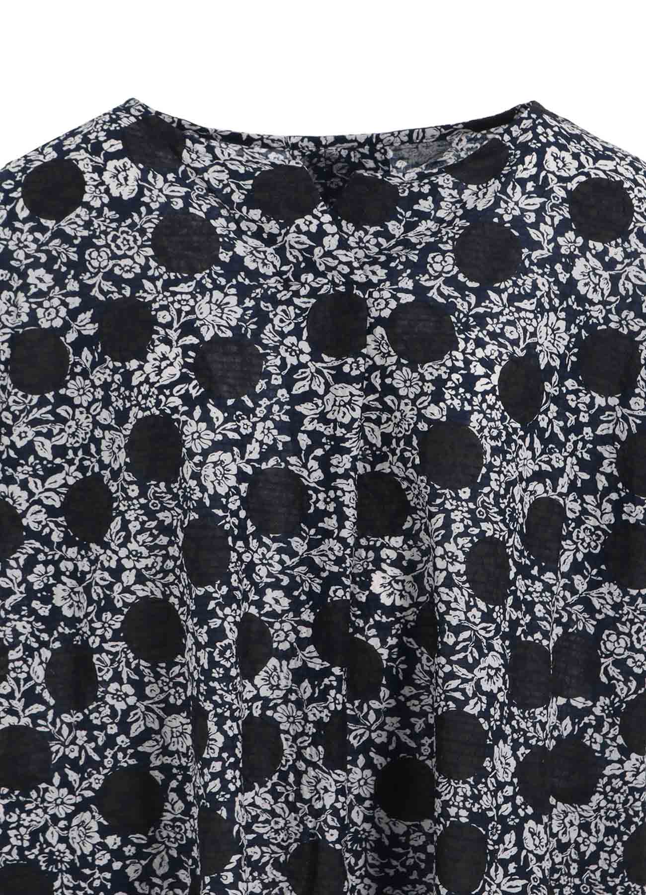 COTTON RIPPLE PRINT ONE PIECE
