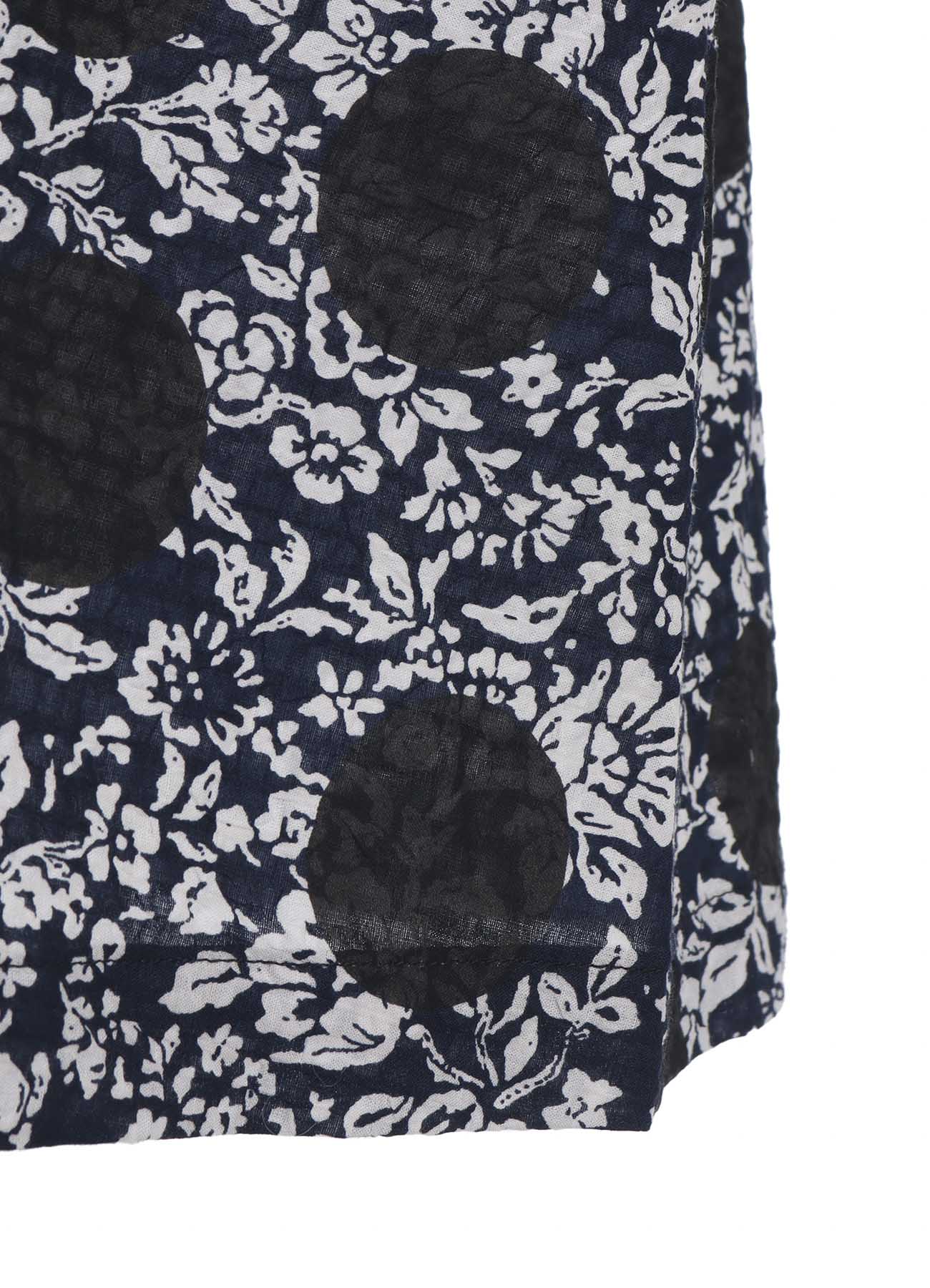 COTTON RIPPLE PRINT ONE PIECE