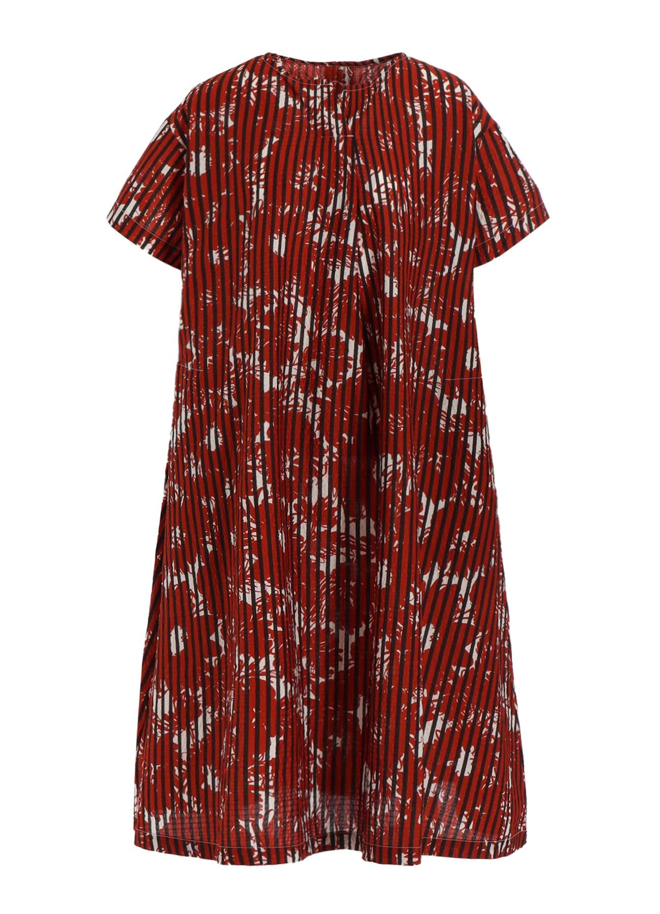 COTTON RIPPLE PRINT ONE PIECE