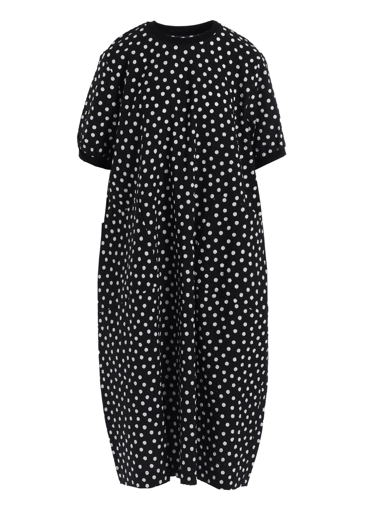 COTTON RIPPLE DOT PRINT ONE PIECE