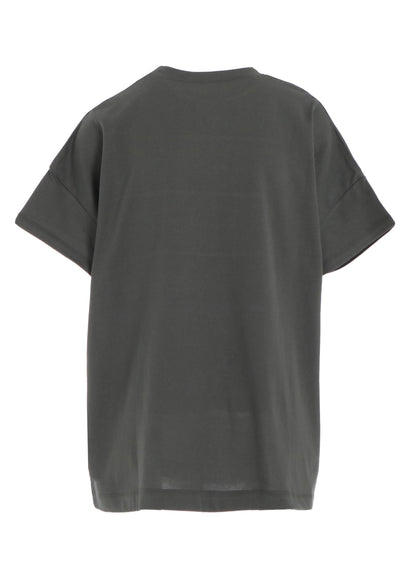 40/2 COTTON JERSEY SWITCHING PULLOVER