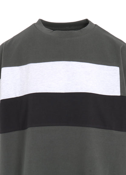 40/2 COTTON JERSEY SWITCHING PULLOVER