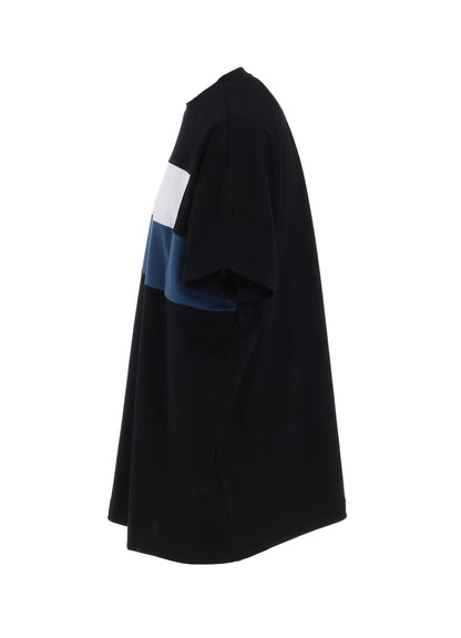 40/2 COTTON JERSEY SWITCHING PULLOVER