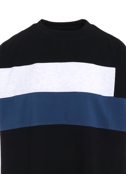 40/2 COTTON JERSEY SWITCHING PULLOVER