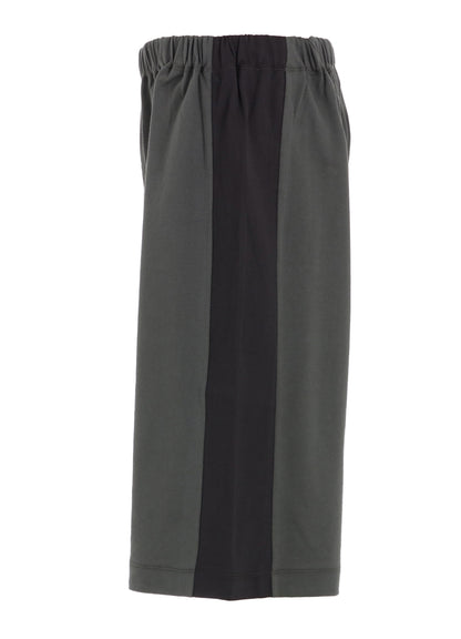 40/2 COTTON JERSEY SWITCHING KNEE-LENGTH PANTS