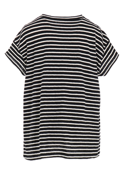 24/1 SOFT COTTON JERSEY BORDER TUNIC