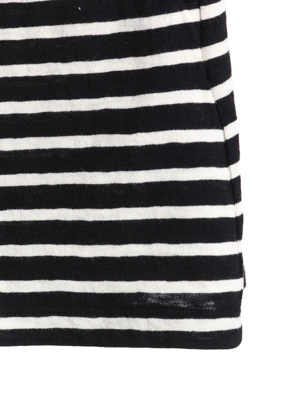 24/1 SOFT COTTON JERSEY BORDER TUNIC