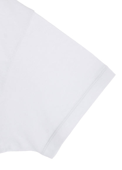 COTTON RAYON JERSEY FUZZY PRINT SHIRT
