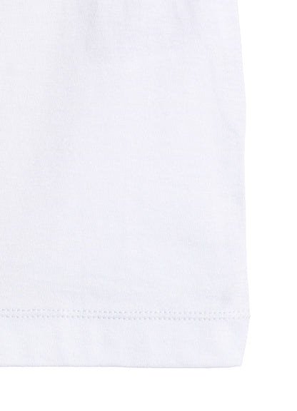 COTTON RAYON JERSEY FUZZY PRINT SHIRT