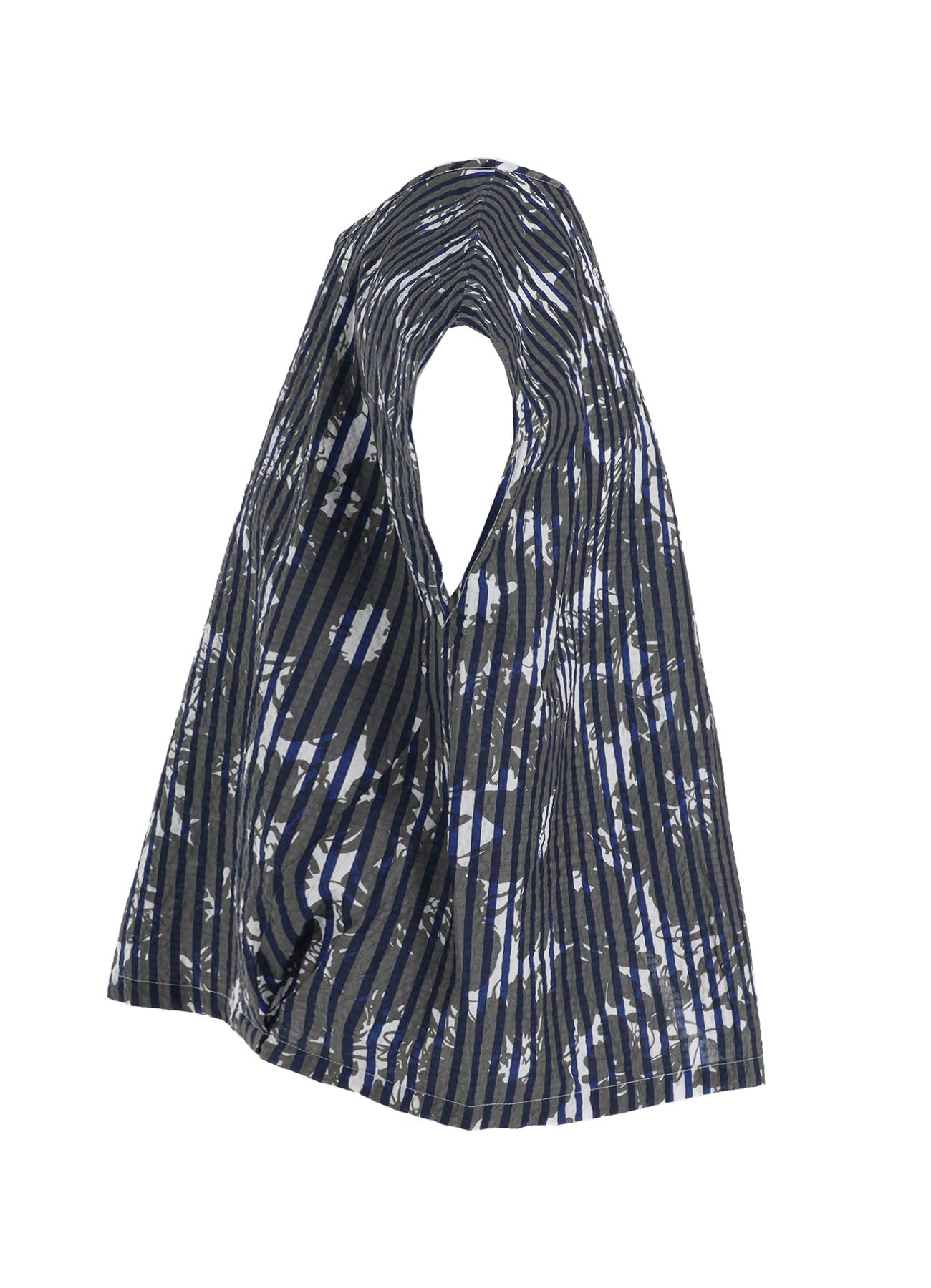 COTTON RIPPLE PRINT PULLOVER