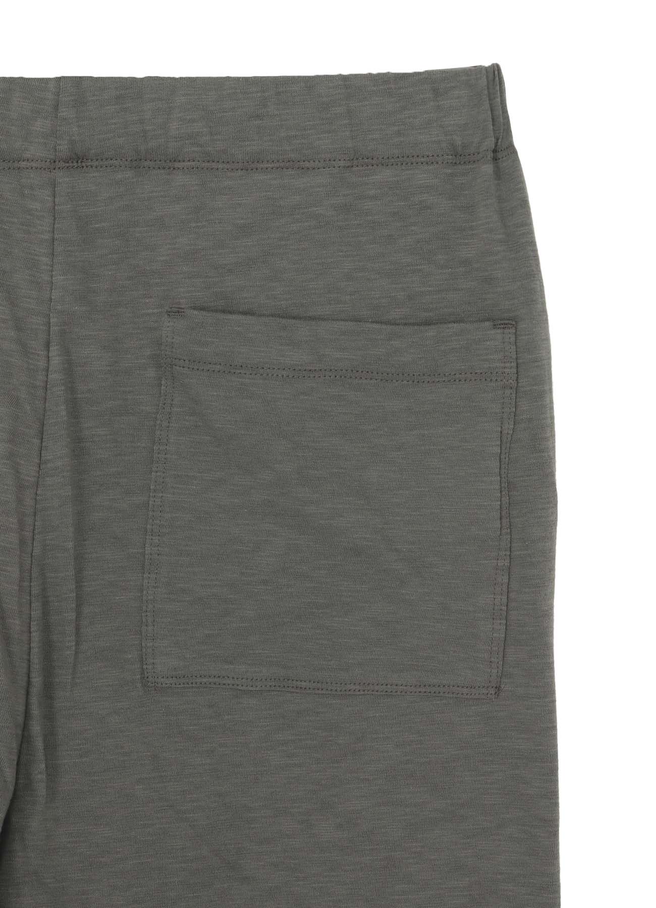 SLAB JERSEY KNEE-LENGTH PANTS