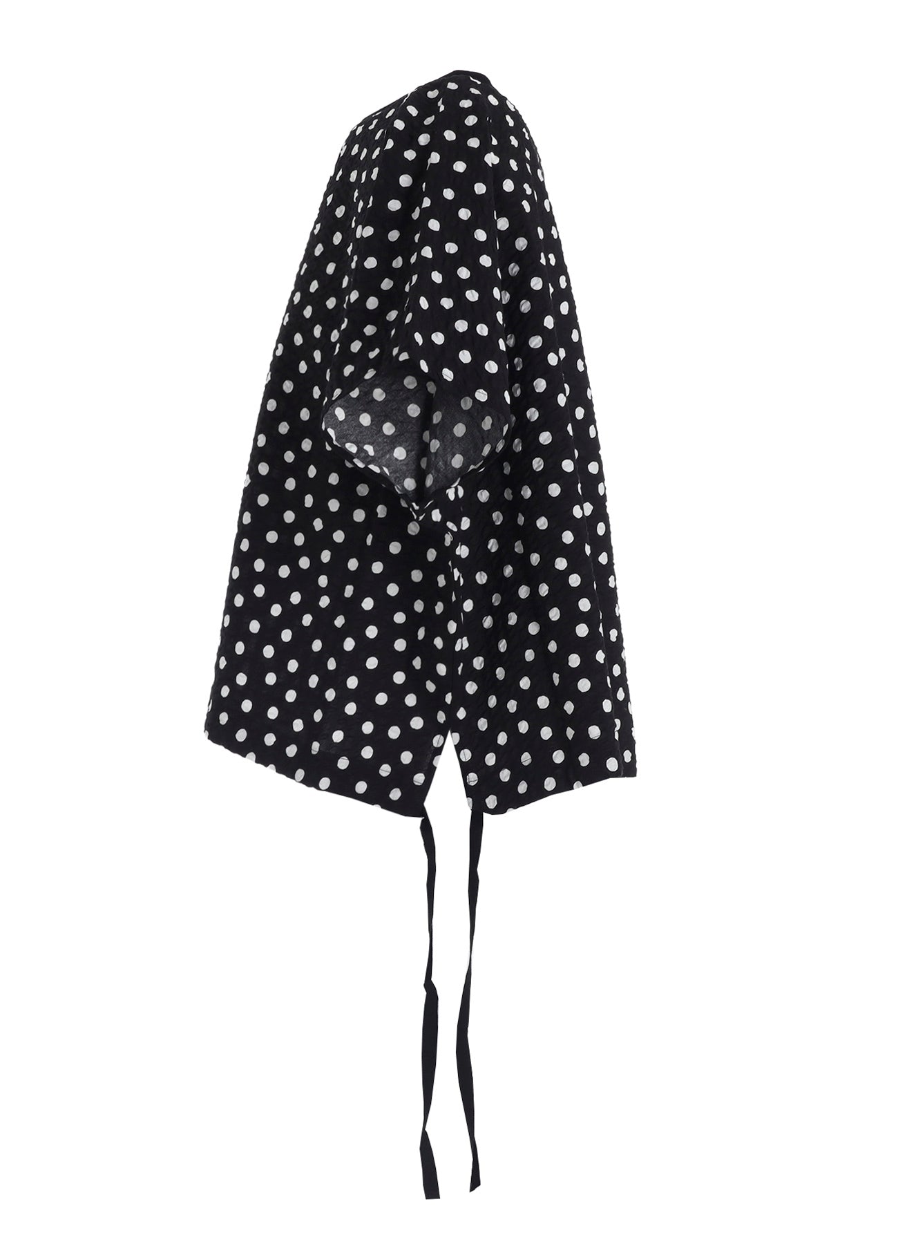 COTTON RIPPLE DOT PRINT PULLOVER