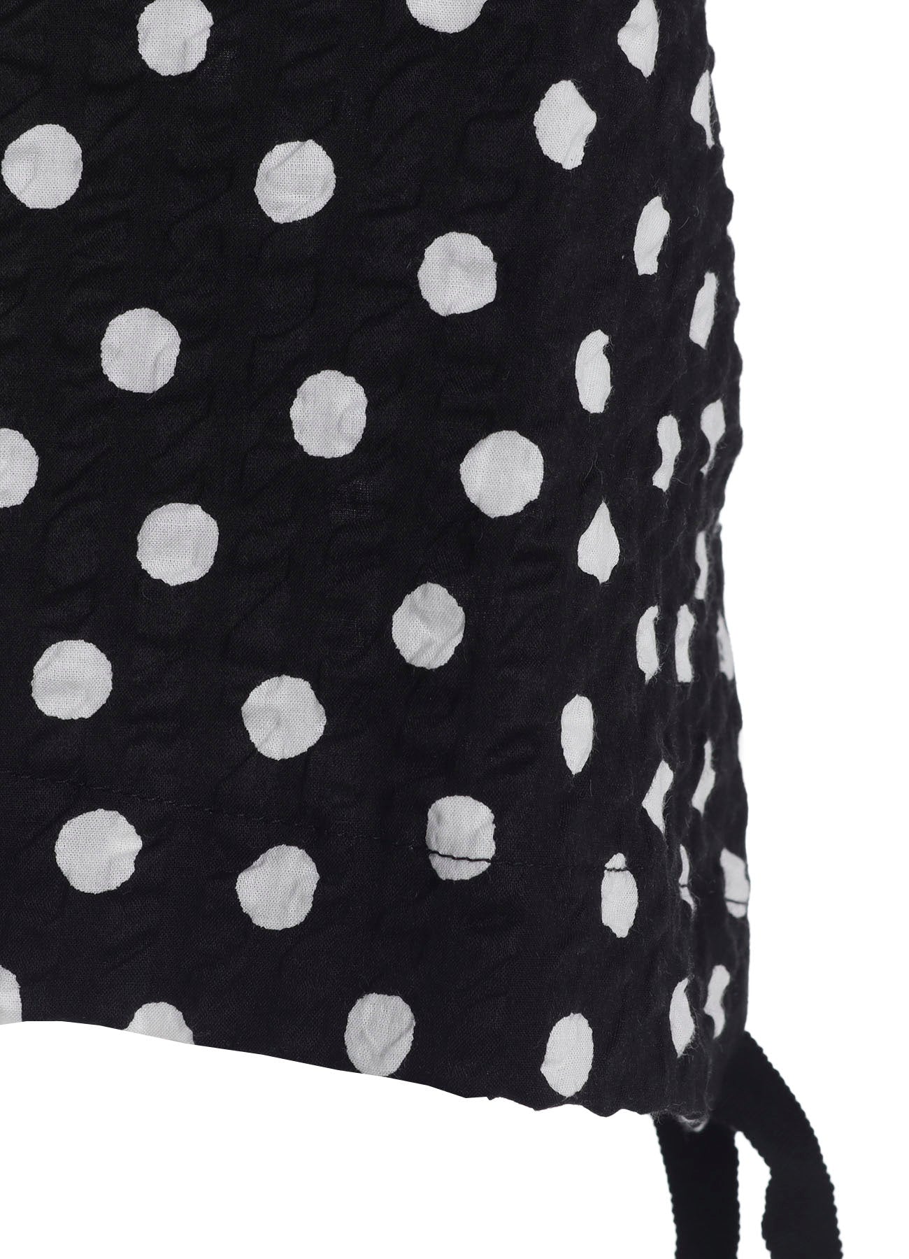 COTTON RIPPLE DOT PRINT PULLOVER