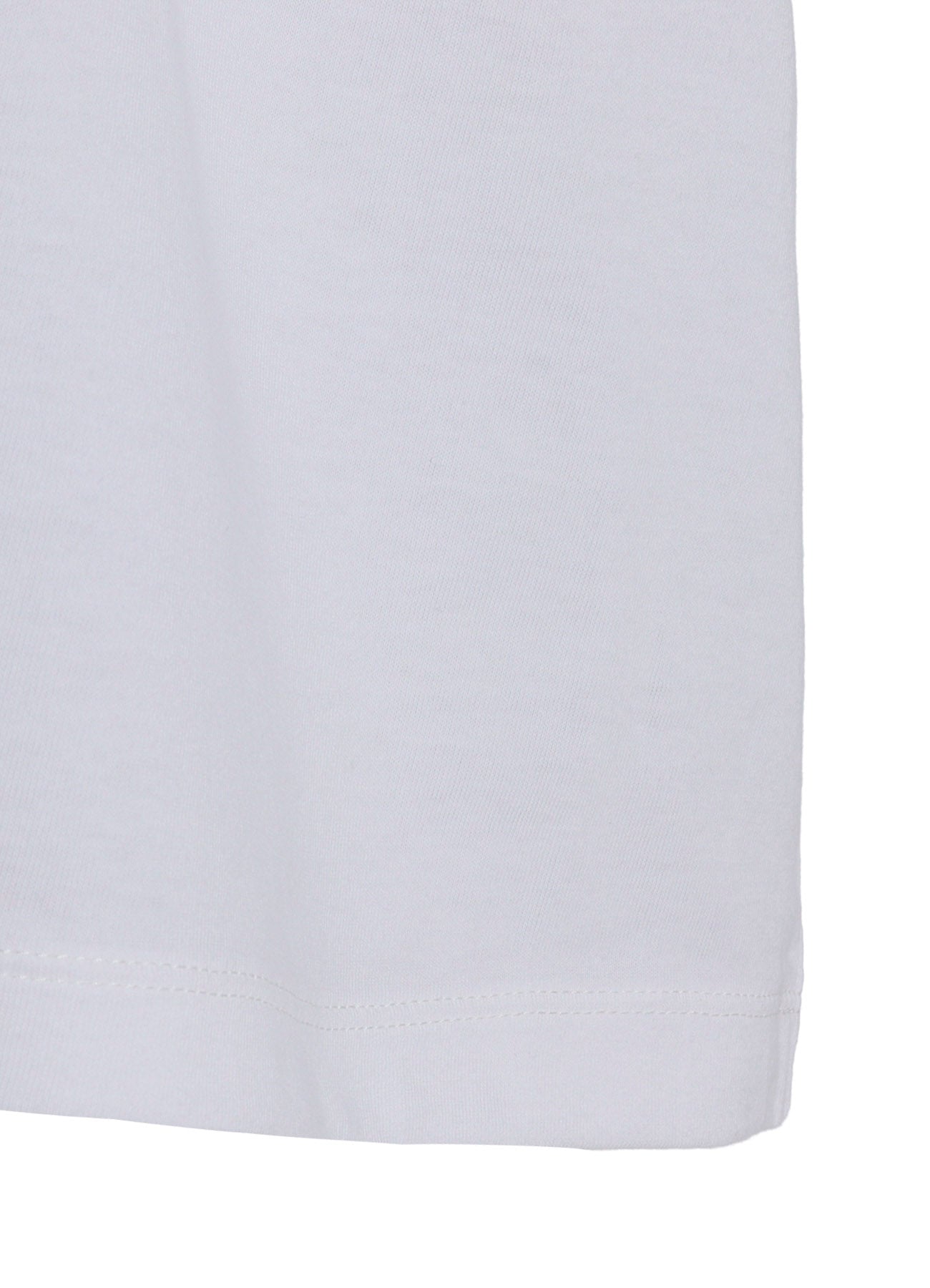 COTTON JERSEY HEART PRINT WIDE SHORT SHIRT