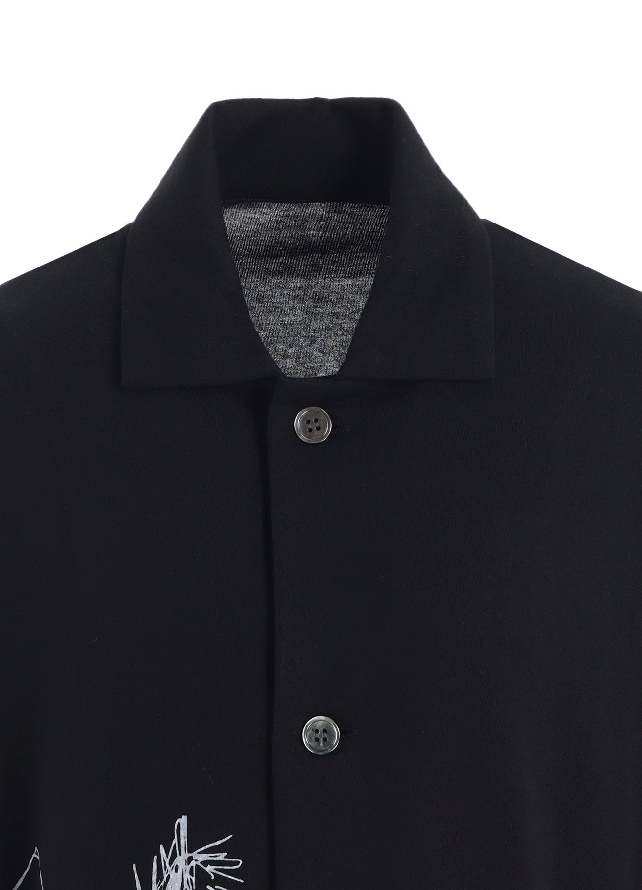 COTTON RAYON JERSEY LONG SHIRT