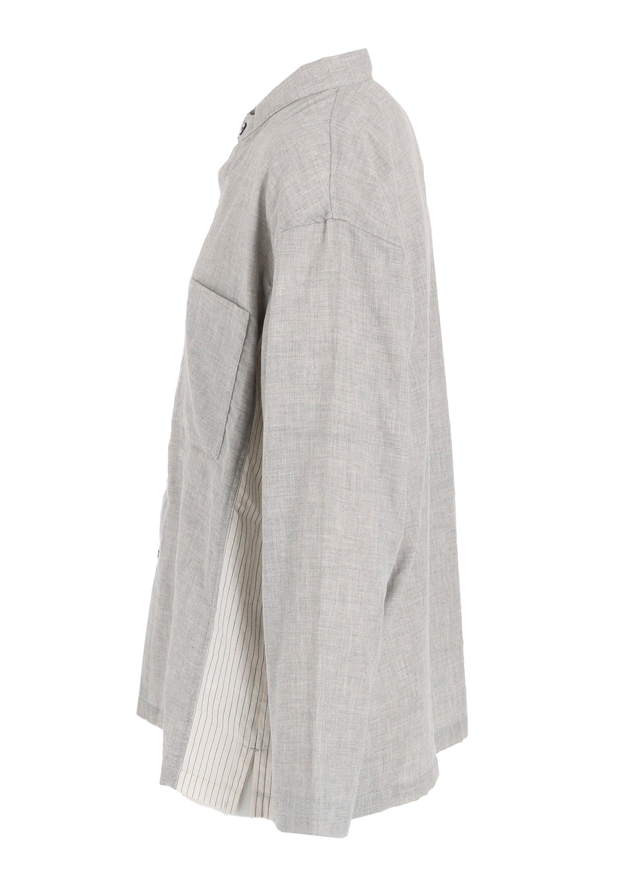 GAUZE + STRIPE SHIRT (L)