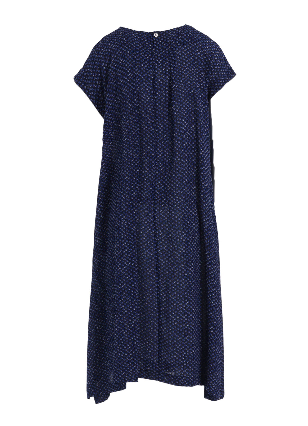 POLYESTER GEORGETTE PRINT FRENCH SLEEVE ONE PIECE