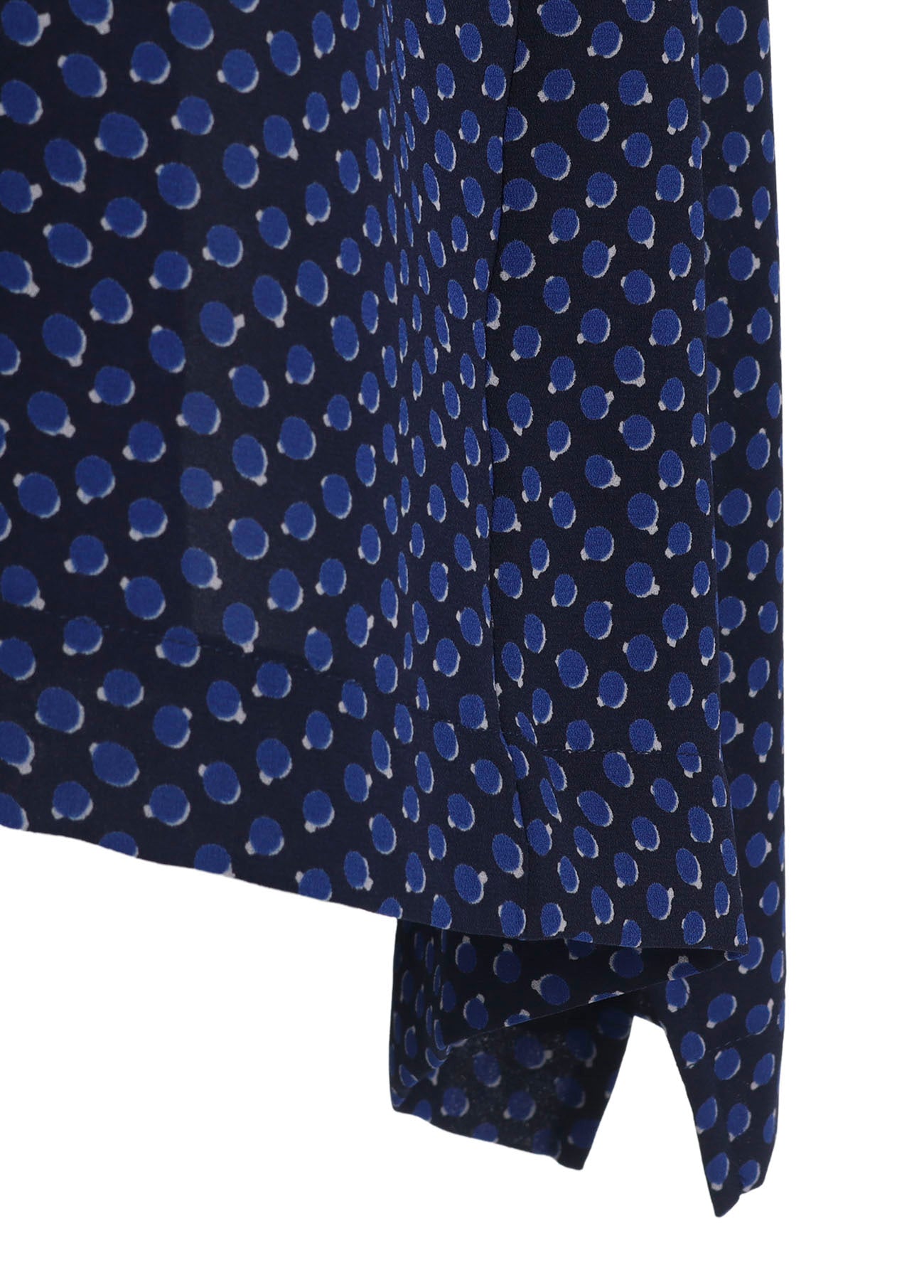 POLYESTER GEORGETTE PRINT FRENCH SLEEVE ONE PIECE