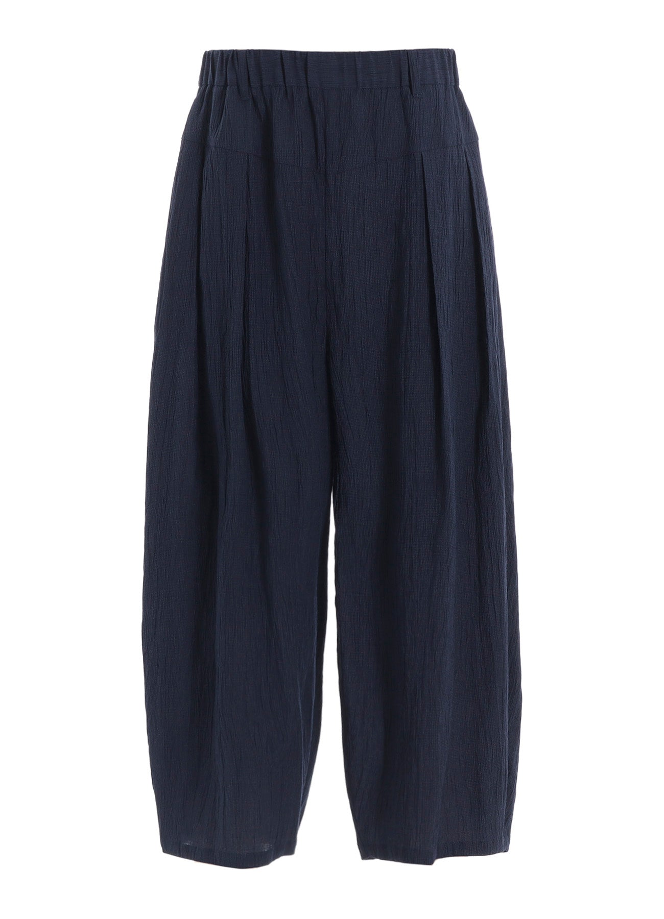 PLAID CREPE WASHER PANTS