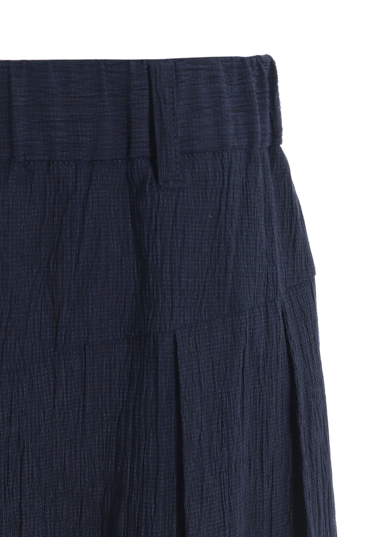 PLAID CREPE WASHER PANTS