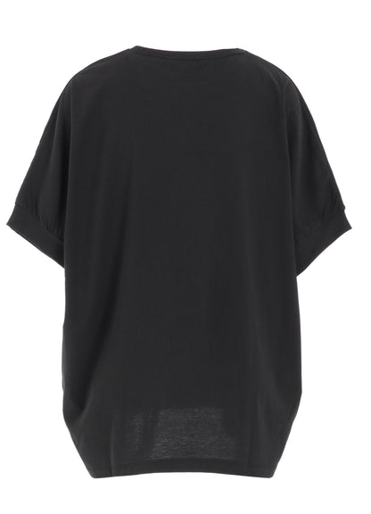TWISTED COTTON JERSEY TUNIC