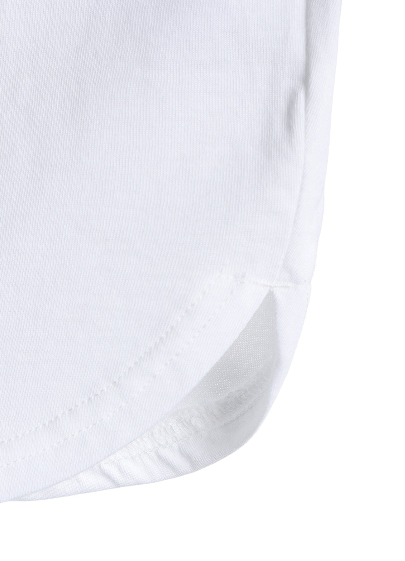 COTTON JERSEY DOT PRINT 3/4 SLEEVE SHIRT