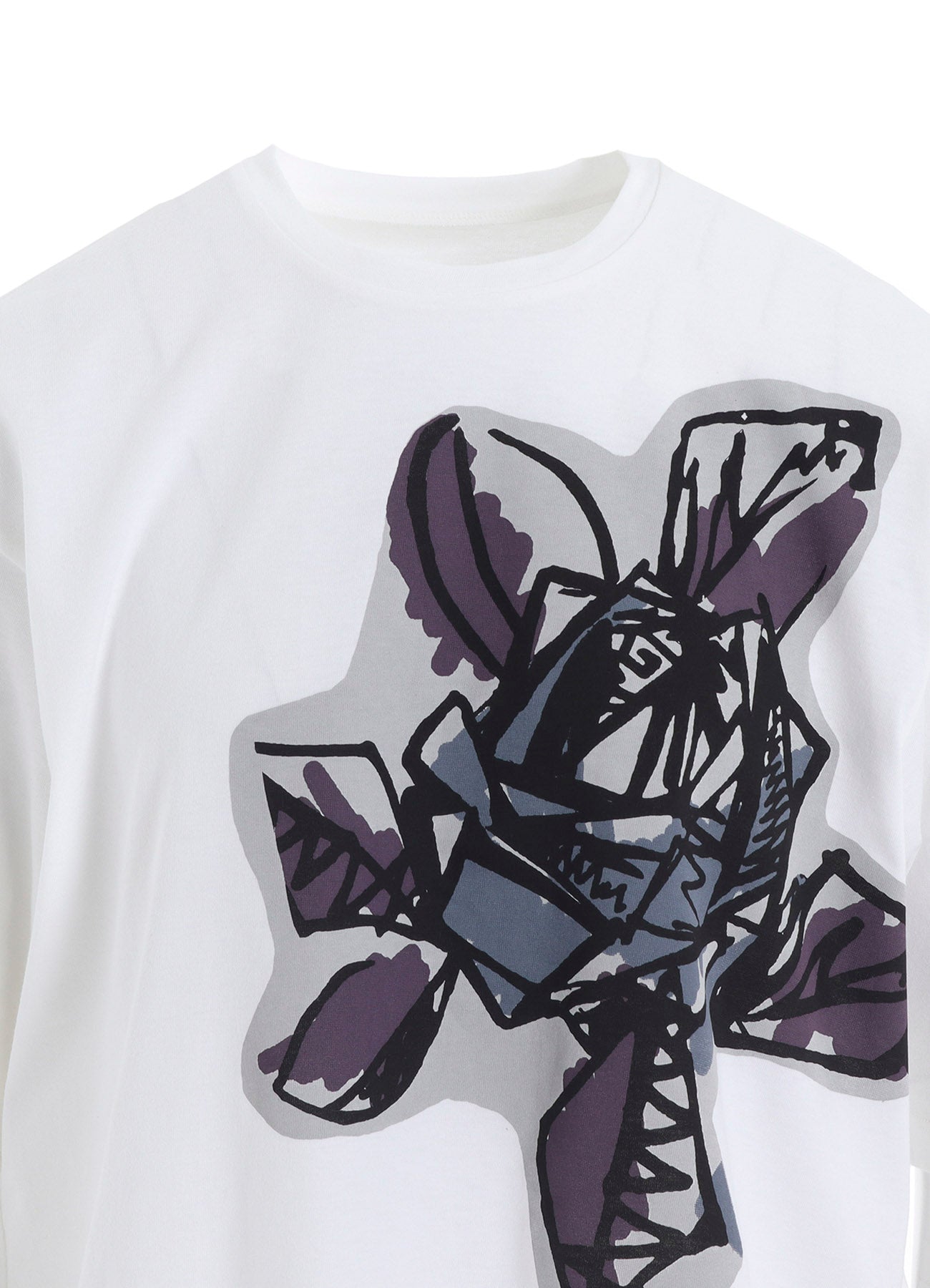 SOFT COTTON JERSEY WILD FLOWER PRINT SHIRT