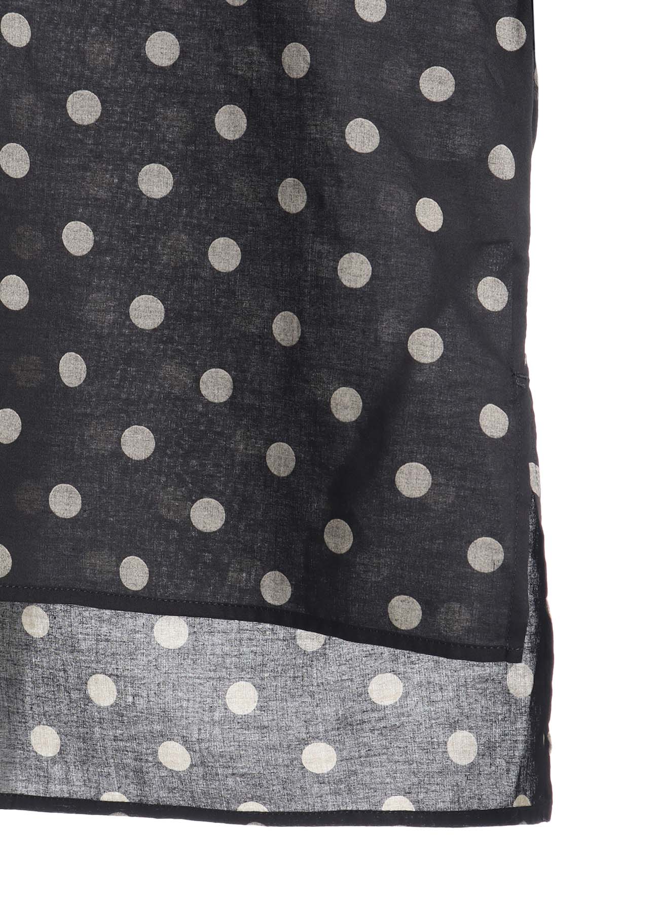 60/- COTTON LAWN DOT PRINT BOX BLOUSE