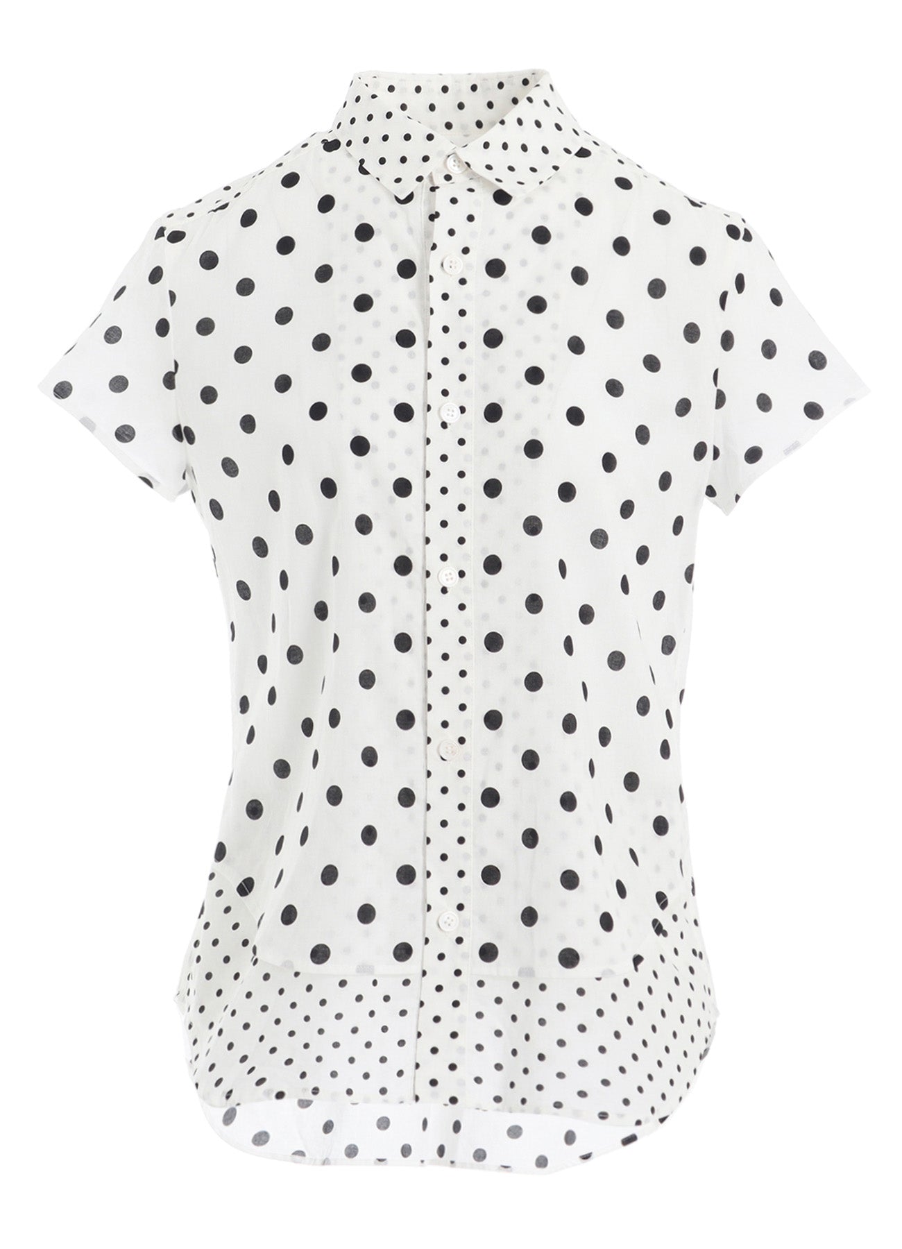 60/- COTTON LAWN DOT PRINT HALF SLEEVE BLOUSE