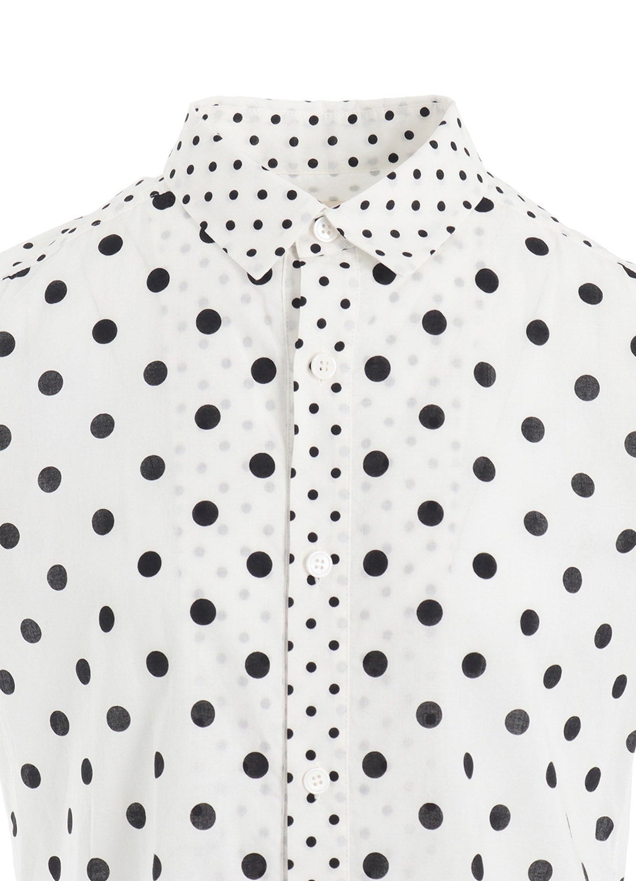 60/- COTTON LAWN DOT PRINT HALF SLEEVE BLOUSE