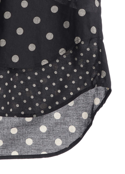 60/- COTTON LAWN DOT PRINT HALF SLEEVE BLOUSE