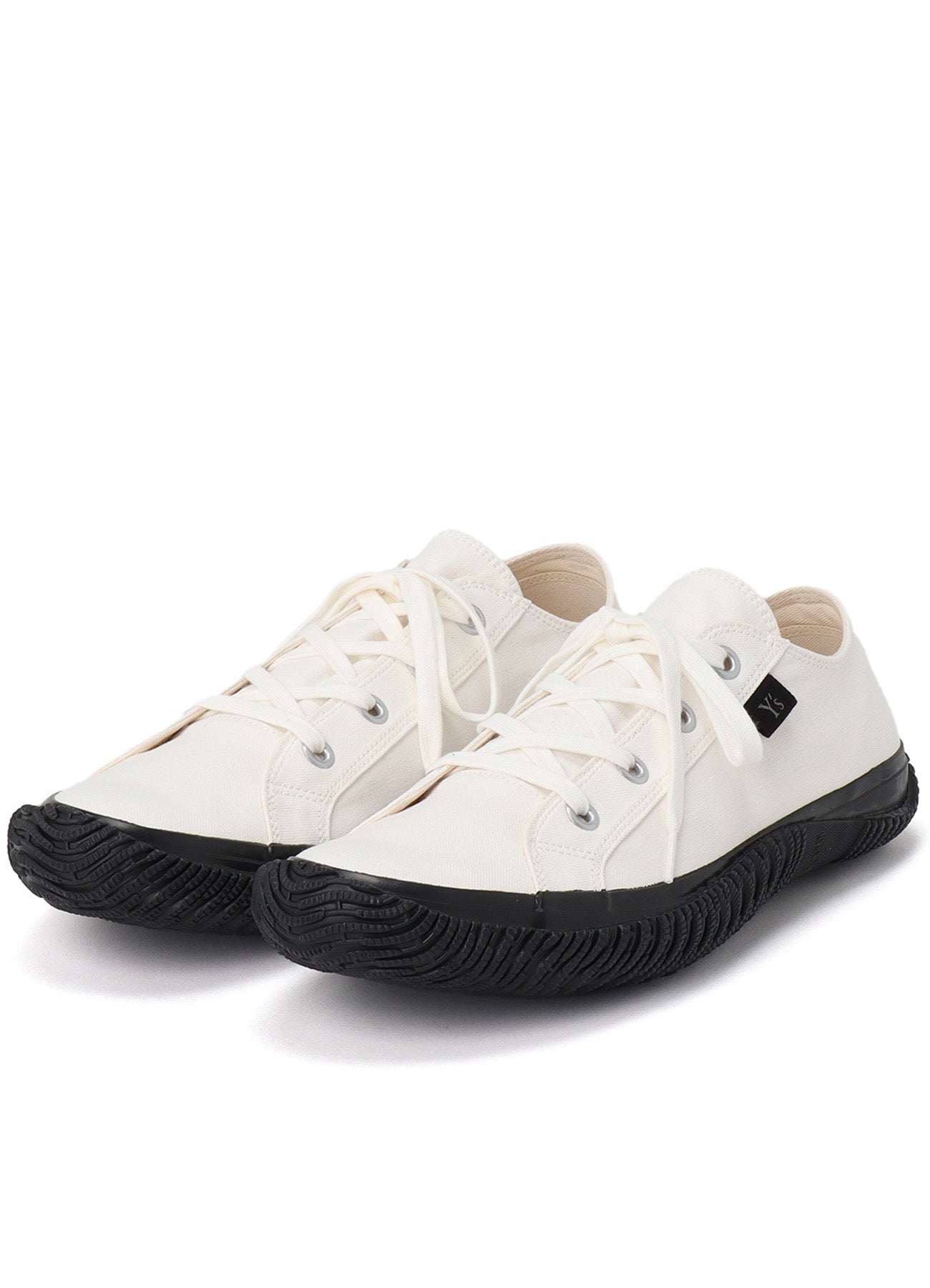 COTTON CANVAS LOW-TOP SNEAKERS