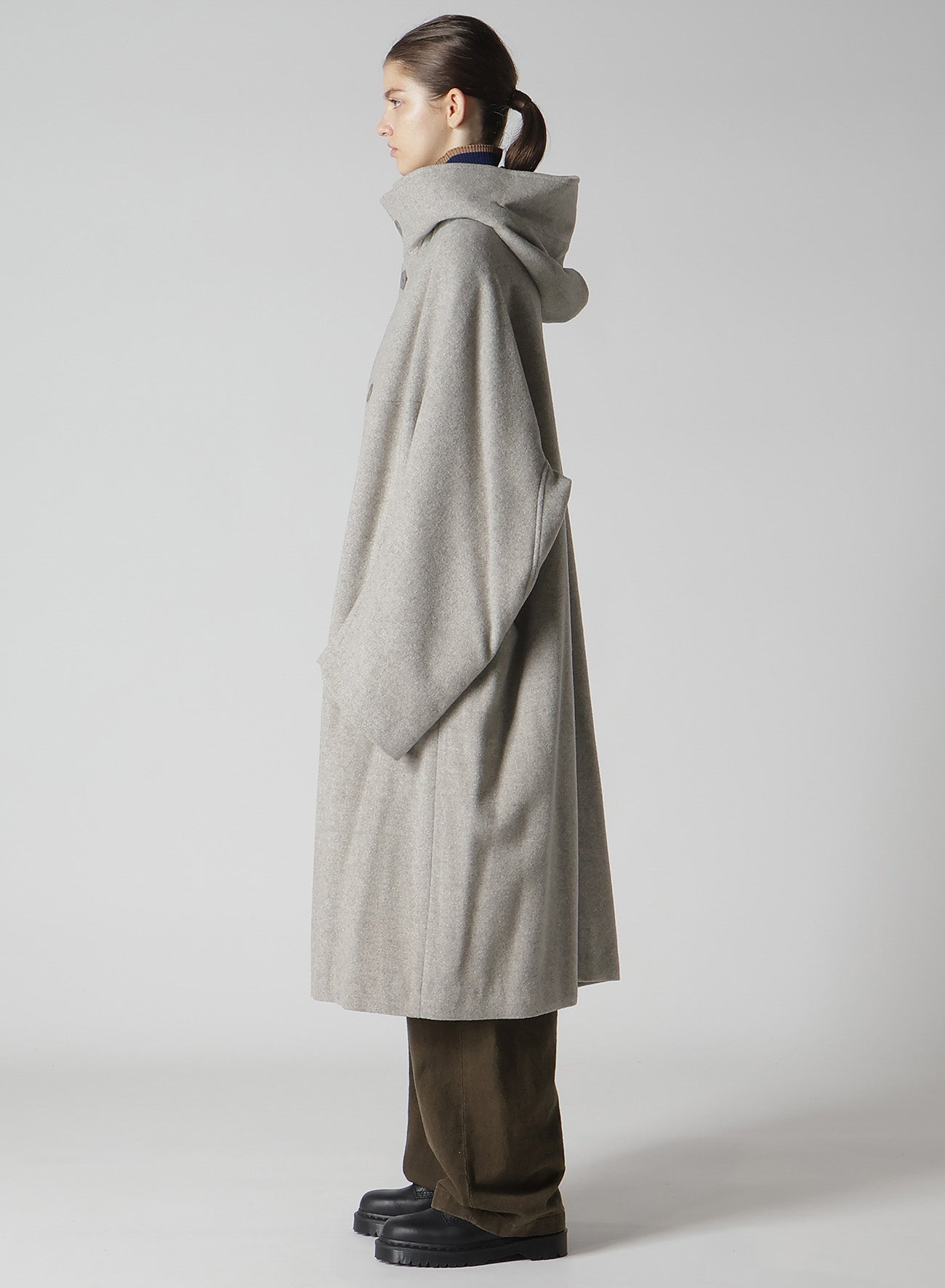 AIRY MOSSER LONG CAPE COAT