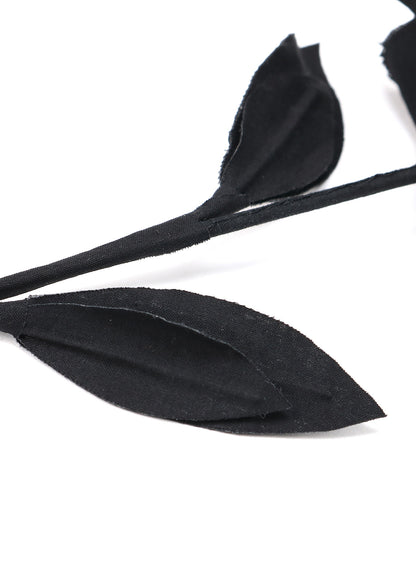 FABRIC FLOWER - WOOL GABARDINE ROSE