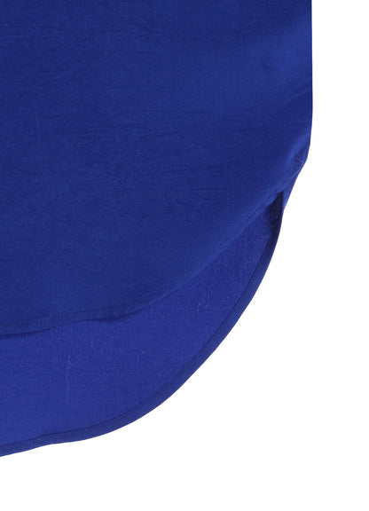 CREPE de CHINE HALF SLEEVE CAPE BLOUSE