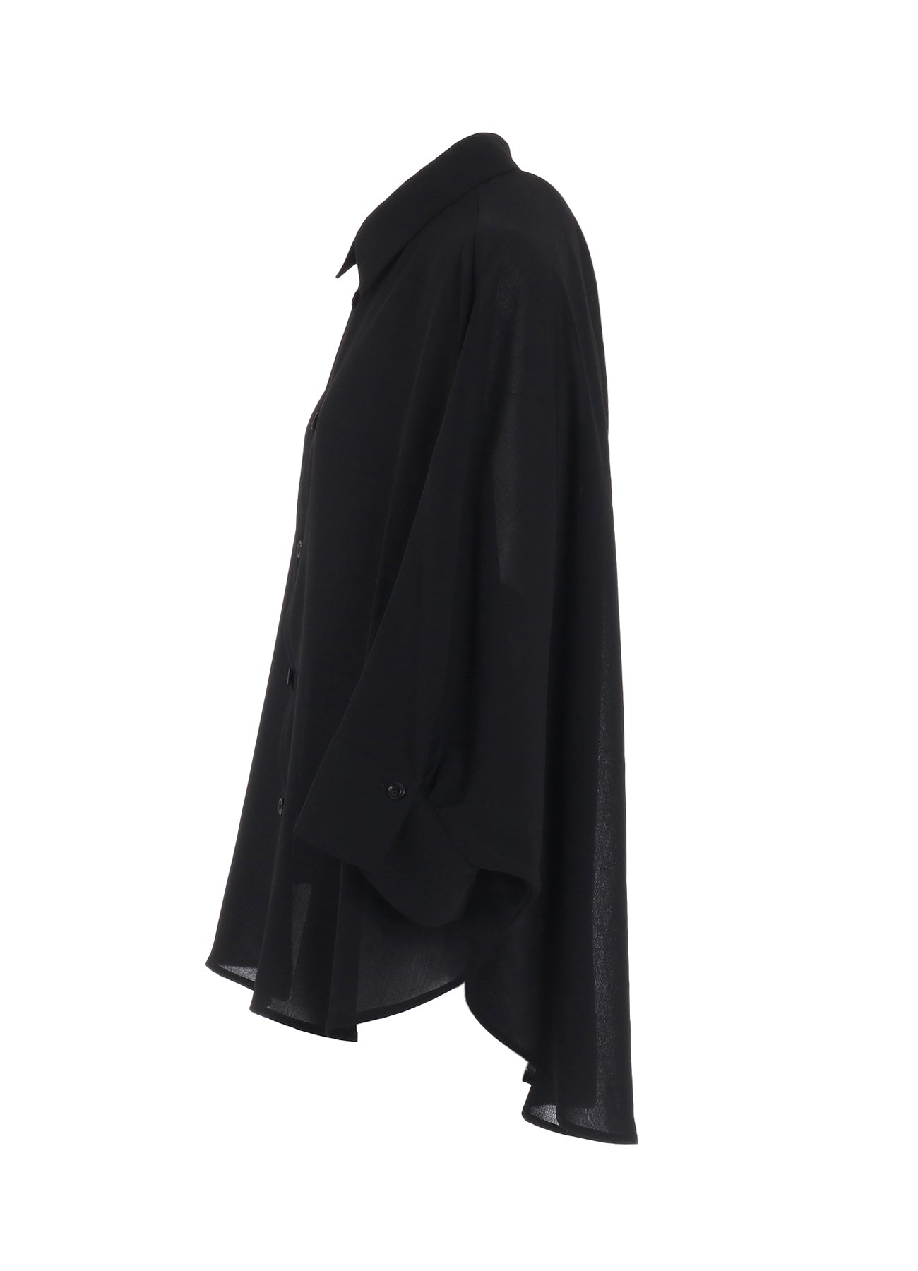 PE/STRONG TWISTED CLOTH CAPE BLOUSE