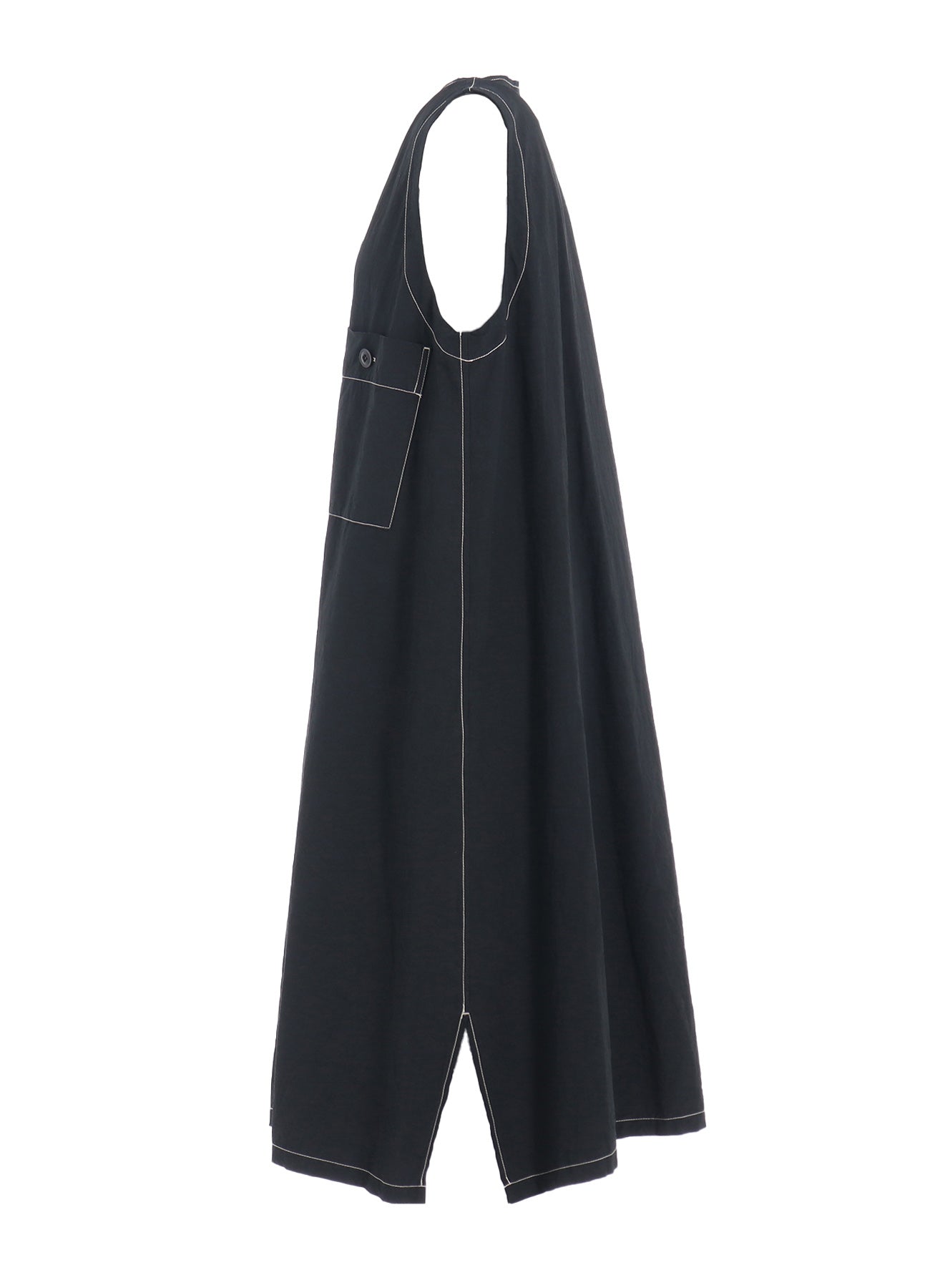 COTTON LINEN DUMP SLEEVELESS DRESS