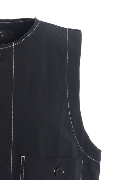 COTTON LINEN DUMP SLEEVELESS DRESS