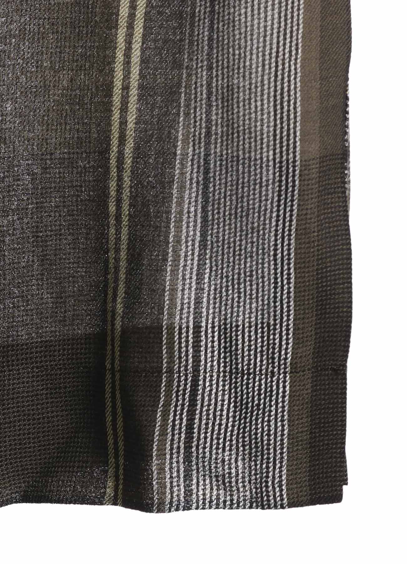 RY/NY GAUZE PLAID SLEEVELES DRESS
