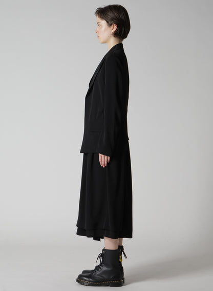 CREPE de CHINE 2 LAYER JACKET