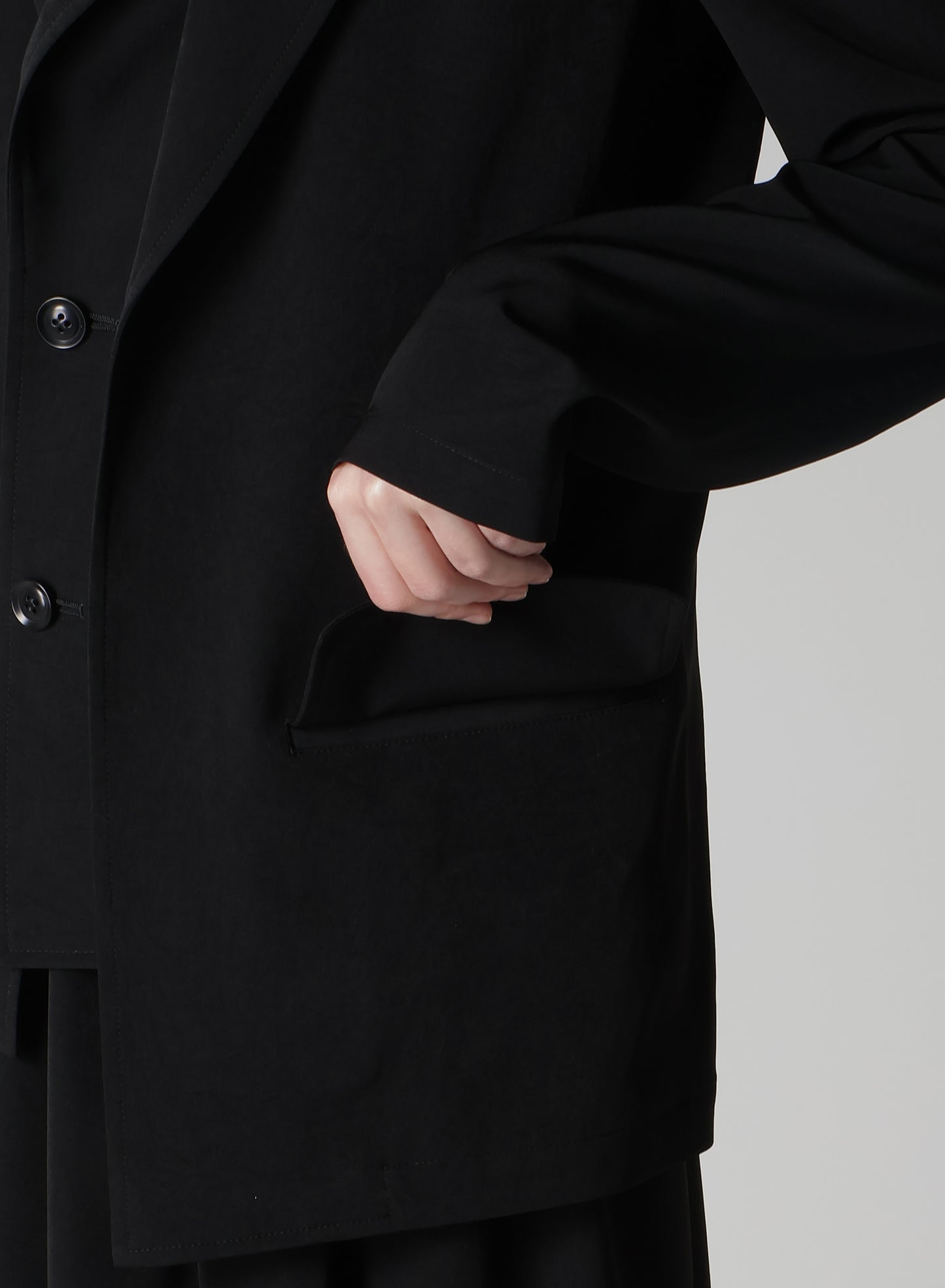 CREPE de CHINE 2 LAYER JACKET